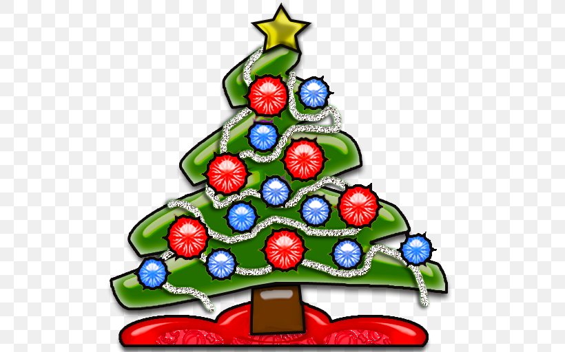 Christmas Tree Christmas Ornament Christmas Decoration Clip Art, PNG, 512x512px, Christmas, Art, Artwork, Christmas Decoration, Christmas Dinner Download Free