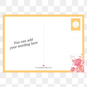 Creative Invitation Card - Document Line Flower Brand PNG