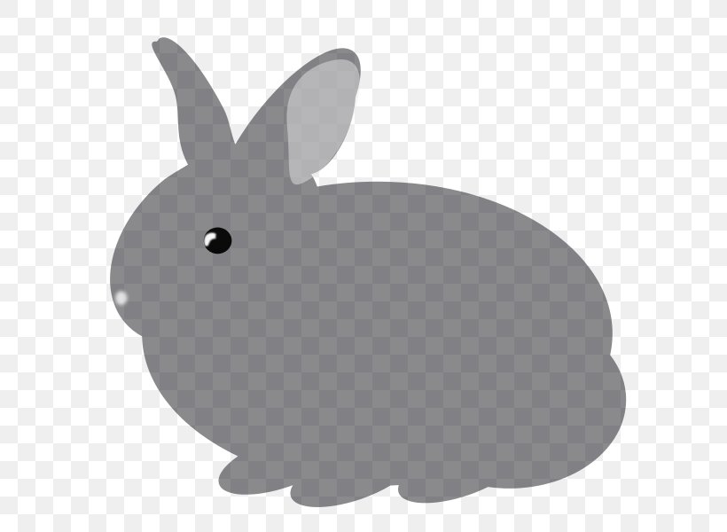 Domestic Rabbit Hare Purebred Meats Chicken Clip Art, PNG, 800x600px, Domestic Rabbit, Animal, Black, Black And White, Butcher Download Free