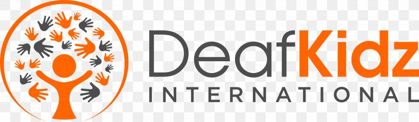Logo Brand DeafKidz International Trademark Product, PNG, 7202x2107px, Logo, Area, Brand, Deaf Culture, Orange Download Free