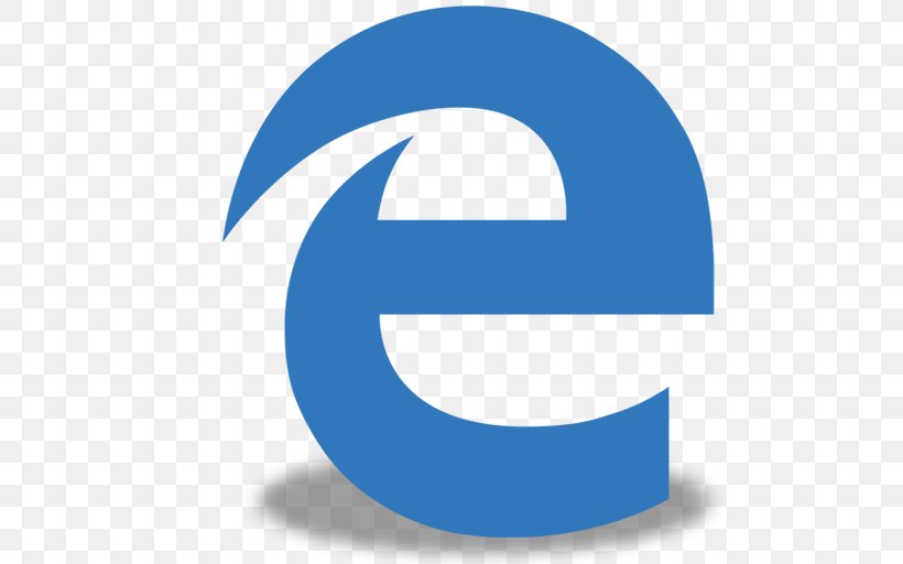 Microsoft Edge Internet Explorer Web Browser, PNG, 512x512px, Microsoft Edge, Android, Area, Blue, Brand Download Free