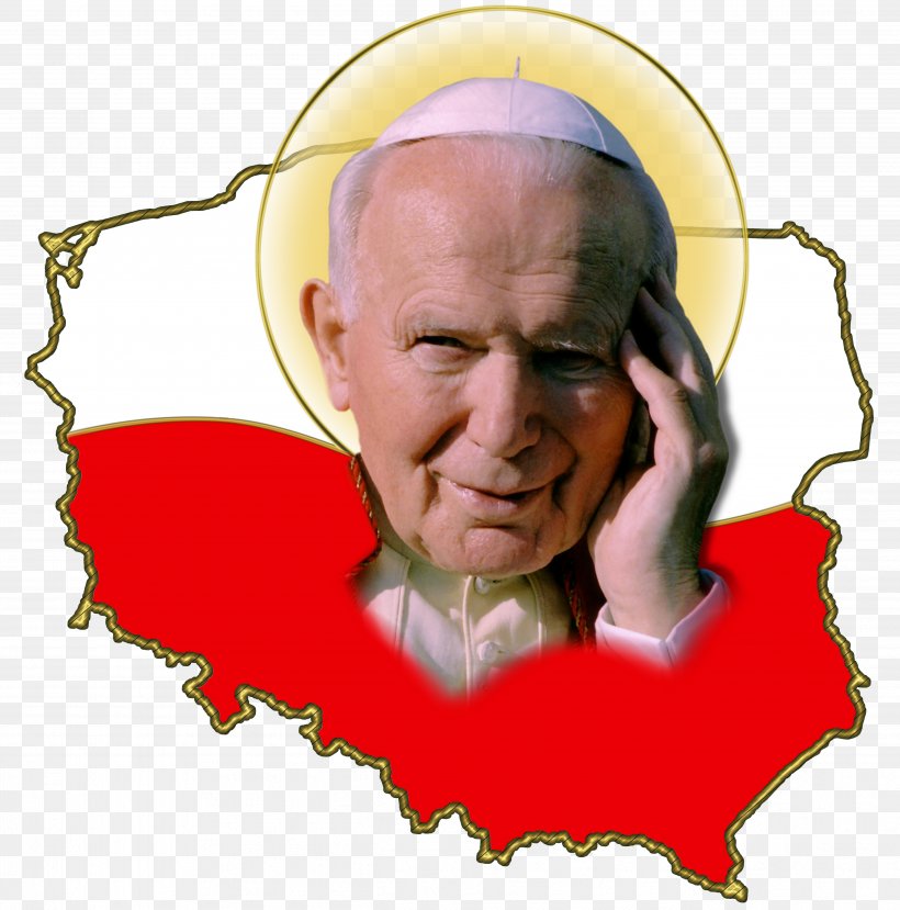 Pope John Paul II Poland Poles Priest, PNG, 4842x4897px, Pope John Paul Ii, Ear, Forehead, Happiness, Human Behavior Download Free