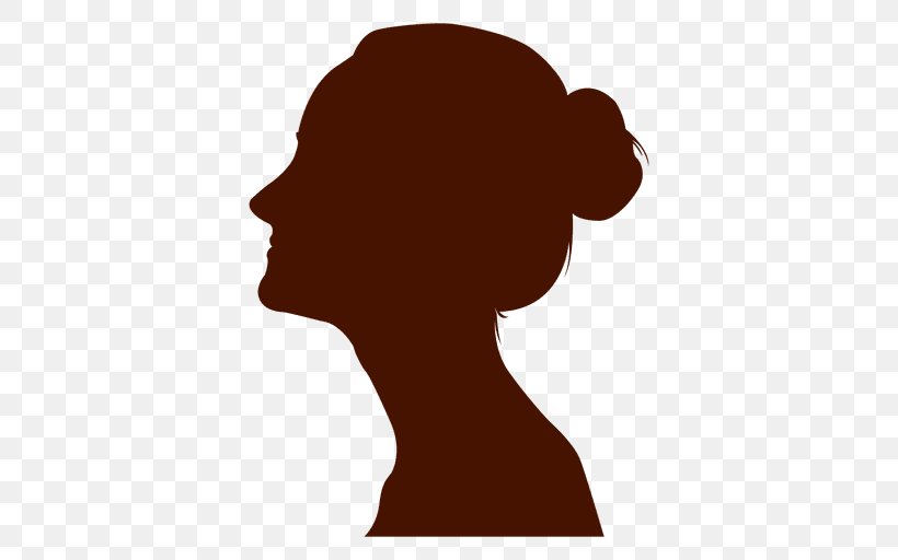 Silhouette Female Woman, PNG, 512x512px, Silhouette, Face, Female, Forehead, Head Download Free