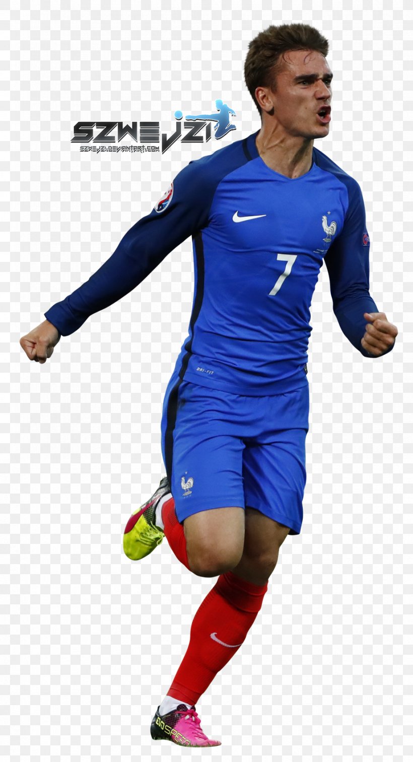 Antoine Griezmann UEFA Euro 2016 France National Football Team 2018 FIFA World Cup Jersey, PNG, 921x1700px, 2016, 2018 Fifa World Cup, Antoine Griezmann, Ball, Blue Download Free