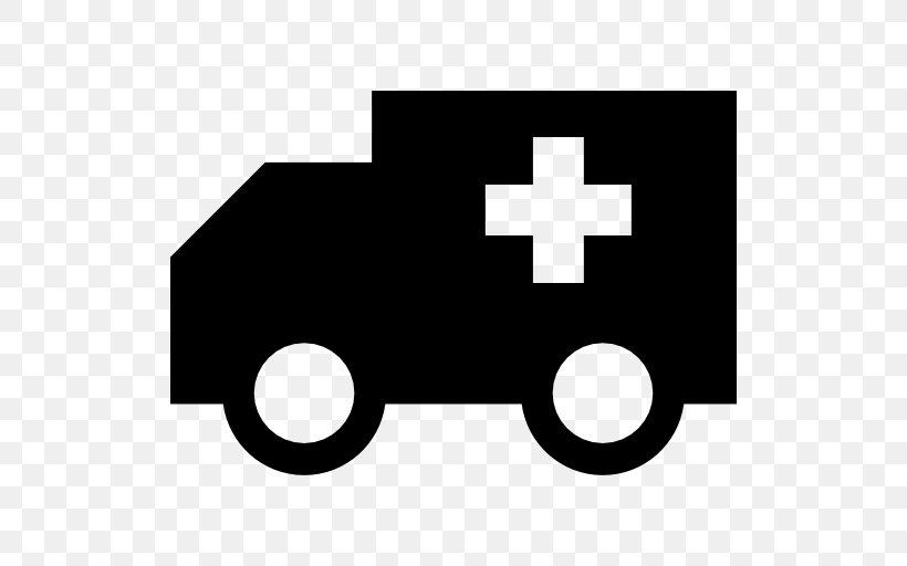 Ambulance Symbol, PNG, 512x512px, Ambulance, Black, Black And White, Brand, Emergency Vehicle Download Free