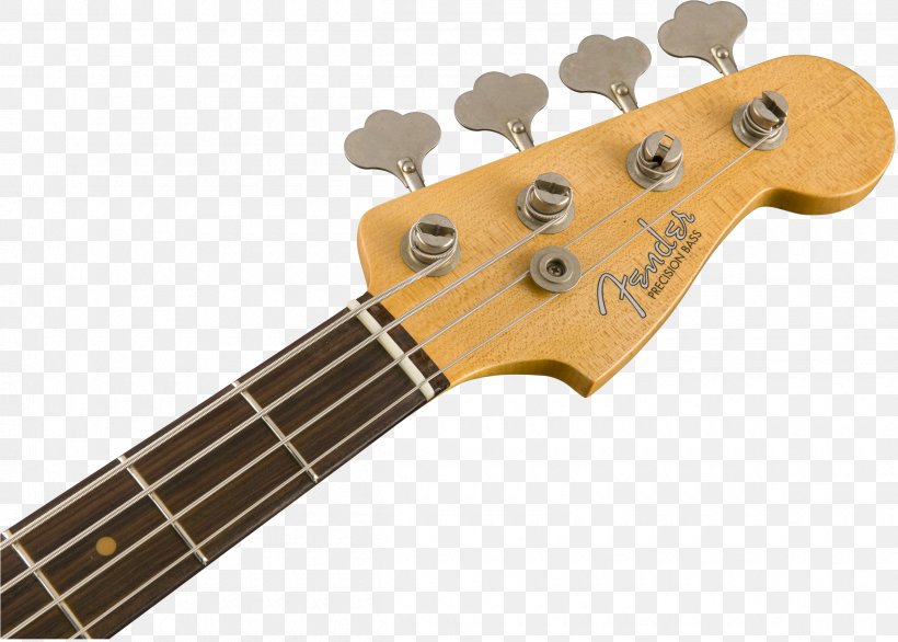 Fender Precision Bass Fender Musical Instruments Corporation Bass Guitar Sunburst Fender Jazz Bass, PNG, 2400x1717px, Watercolor, Cartoon, Flower, Frame, Heart Download Free