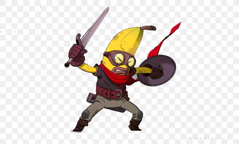 Knight Jump Cartoon Banana, PNG, 1200x726px, Knight Jump, Action Figure, Banana, Cartoon, Fictional Character Download Free