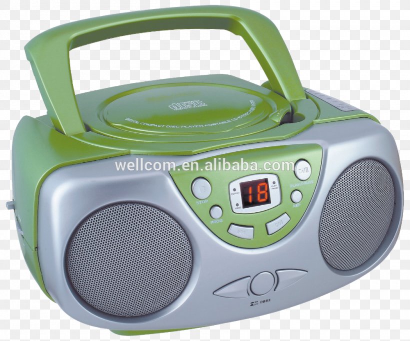 Portable CD Player Compact Disc Boombox Sylvania SRCD243M, PNG, 1000x834px, Portable Cd Player, Audio, Boombox, Cd Player, Compact Cassette Download Free