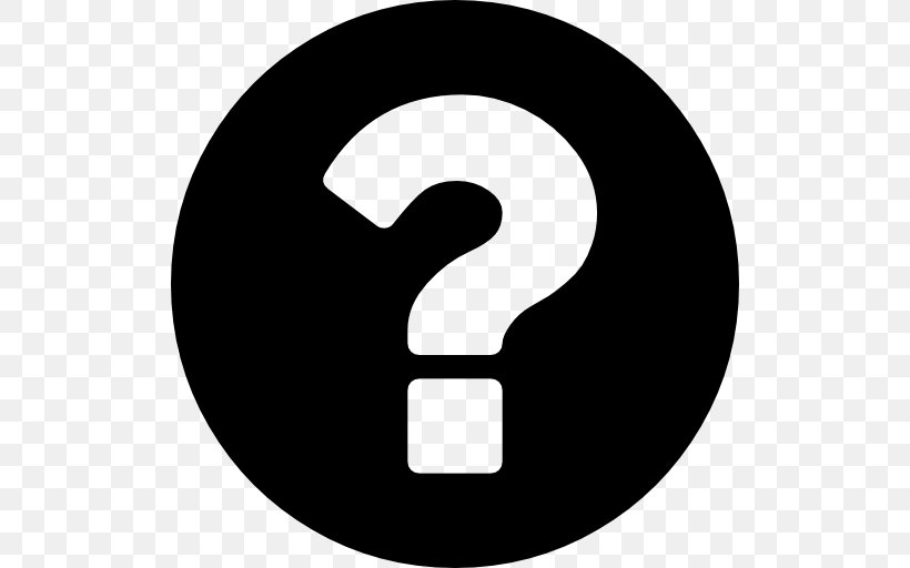 Question Vector, PNG, 512x512px, Question Mark, Black And White, Font Awesome, Information, Interrogative Download Free