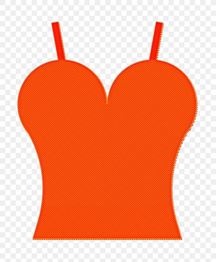 Clothes Icon Top Icon, PNG, 924x1120px, Clothes Icon, Clothing, Heart, Logo, Orange Download Free
