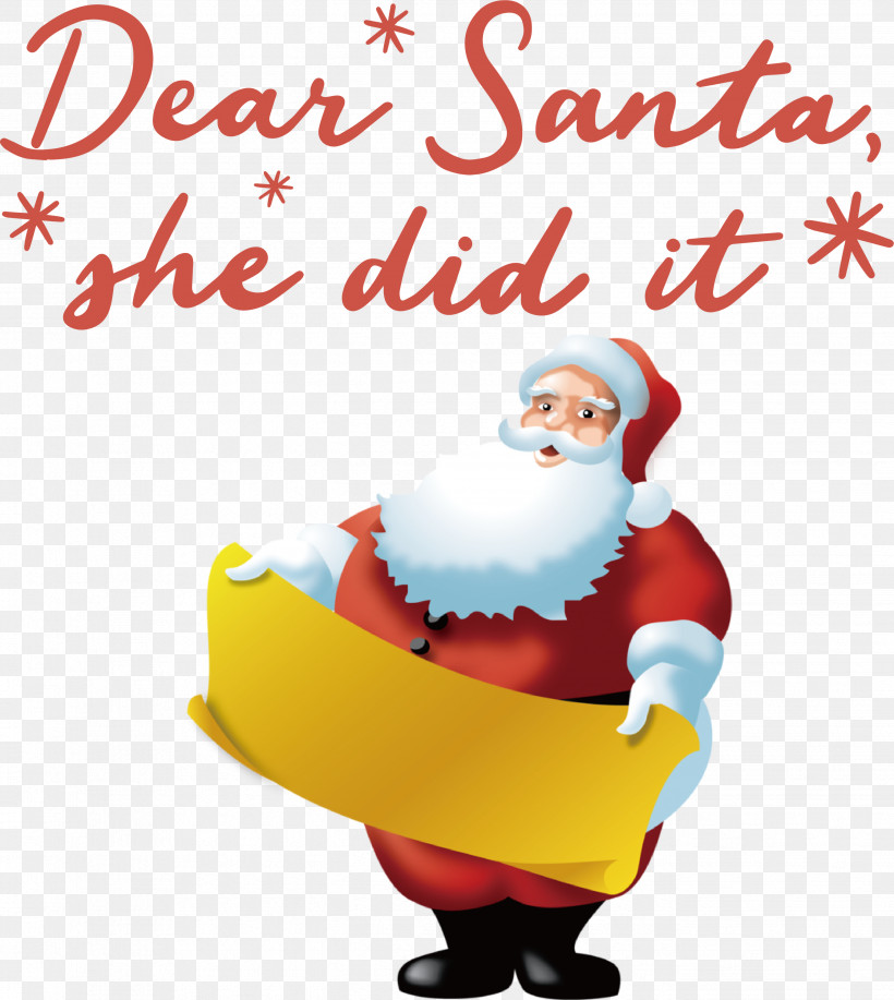 Dear Santa Santa Christmas, PNG, 2681x3000px, Dear Santa, Cartoon, Christmas, Christmas Day, Christmas Ornament Download Free