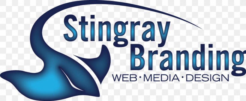 Logo Stingray Branding LLC | Charleston Marketing, Branding, Web Design Graphic Design, PNG, 1000x414px, Logo, Area, Banner, Blue, Brand Download Free