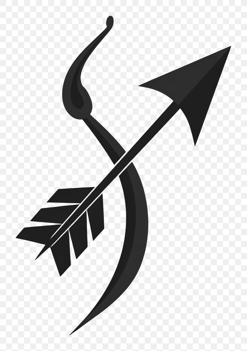 Arrow - Arrow And Bow Symbol PNG
