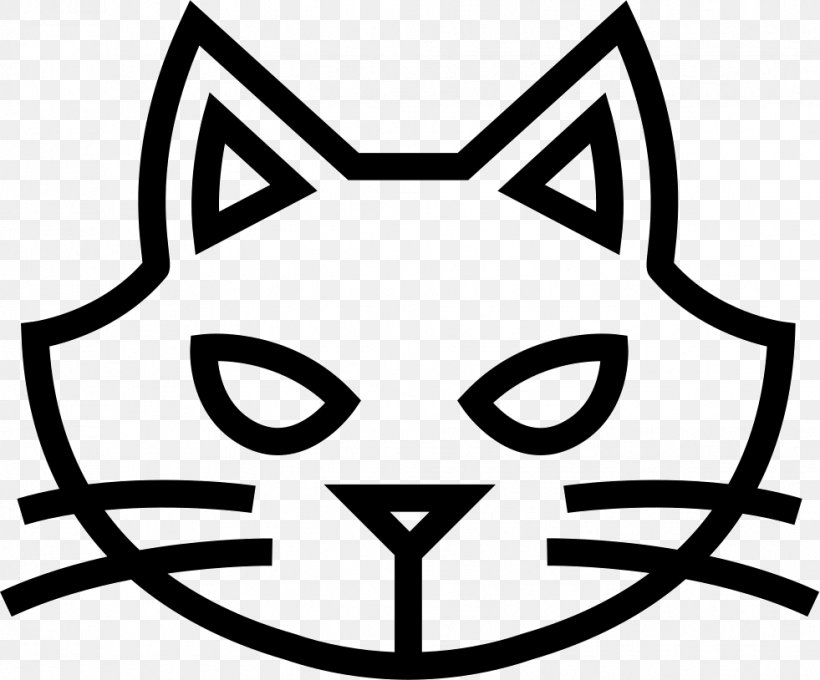 Cat Kitten Drawing Clip Art, PNG, 981x814px, Cat, Artwork, Black, Black And White, Black Cat Download Free