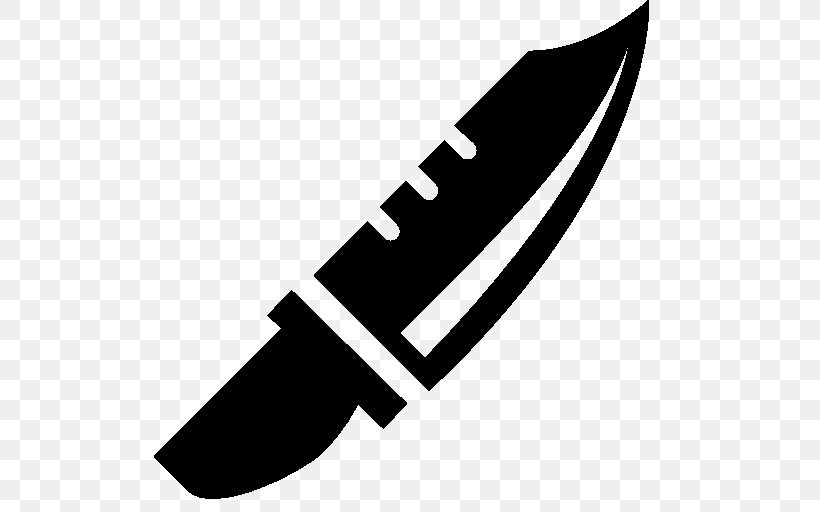 Combat Knife Kitchen Knives Dagger, PNG, 512x512px, Knife, Black And White, Blade, Cold Weapon, Combat Knife Download Free