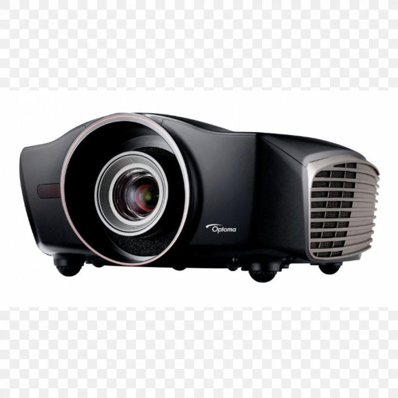 Multimedia Projectors Home Theater Systems Digital Light Processing Optoma Corporation, PNG, 1000x1000px, Projector, Benq W2000, Digital Light Processing, Electronics, Hdmi Download Free