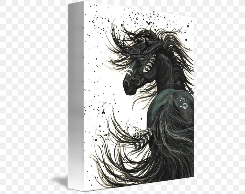 Mustang Friesian Horse Thoroughbred IPhone 6S Equestrian, PNG, 493x650px, Mustang, Art, Artwork, Black, Black And White Download Free