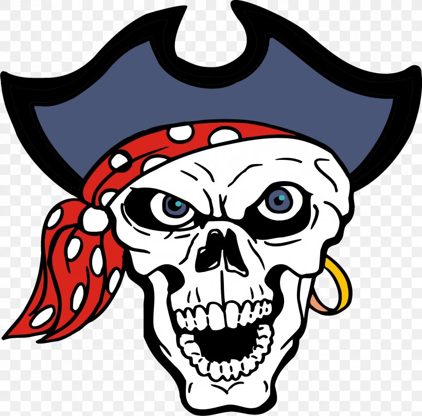 Piracy Skull Jolly Roger, PNG, 2422x2391px, Piracy, Alpha Compositing, Artwork, Bone, Button Download Free