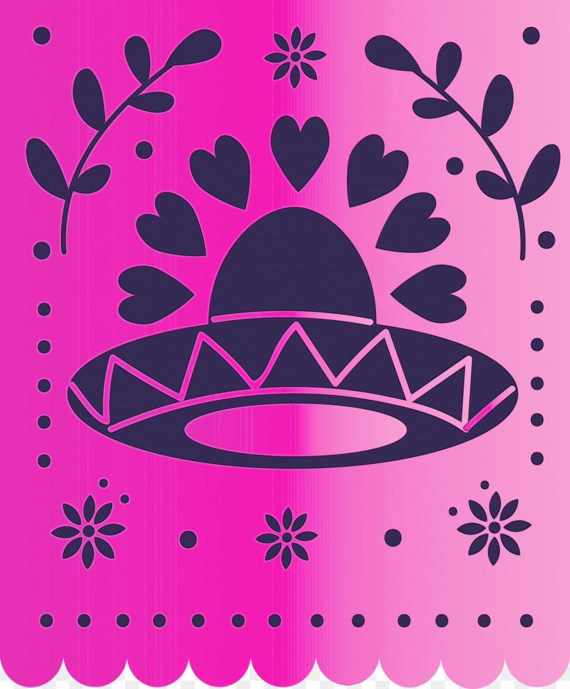 Visual Arts Font Pattern Pink M Petal, PNG, 2478x3000px, Mexican Bunting, Meter, Paint, Petal, Pink M Download Free