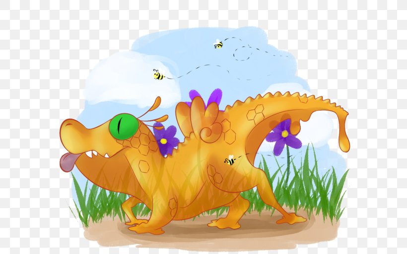 Illustration Dinosaur Cartoon Legendary Creature Orange S.A., PNG, 600x513px, Dinosaur, Cartoon, Fictional Character, Legendary Creature, Mythical Creature Download Free