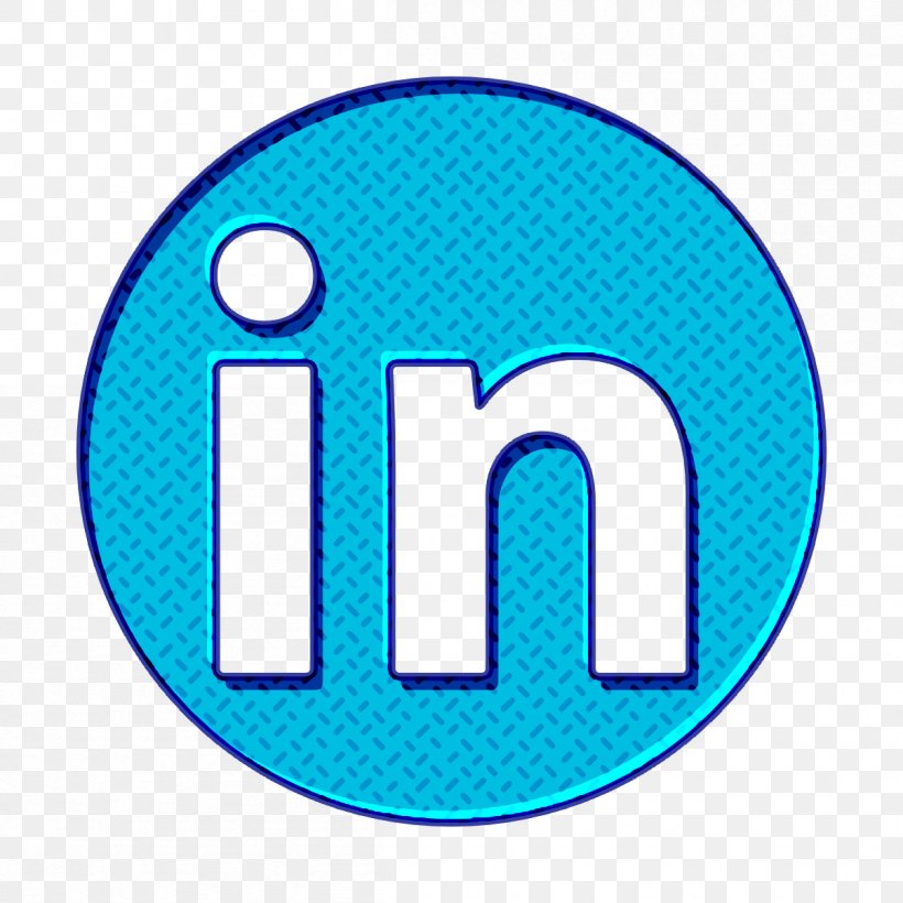 Linkedin Icon, PNG, 1204x1204px, Linkedin Icon, Aqua, Azure, Brand, Electric Blue Download Free