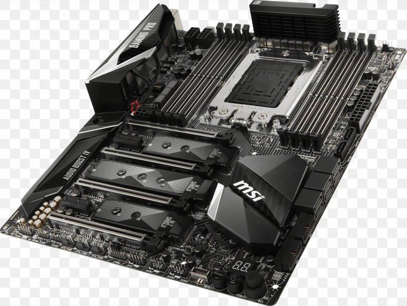 Socket TR4 Motherboard Ryzen Micro-Star International DDR4 SDRAM, PNG, 2999x2257px, Socket Tr4, Atx, Central Processing Unit, Chipset, Computer Component Download Free