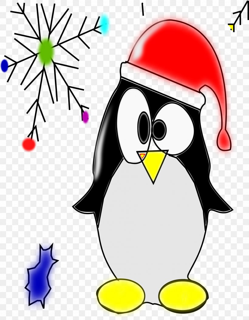Penguin Christmas Tree Clip Art, PNG, 1870x2400px, Penguin, Area, Artwork, Beak, Bird Download Free