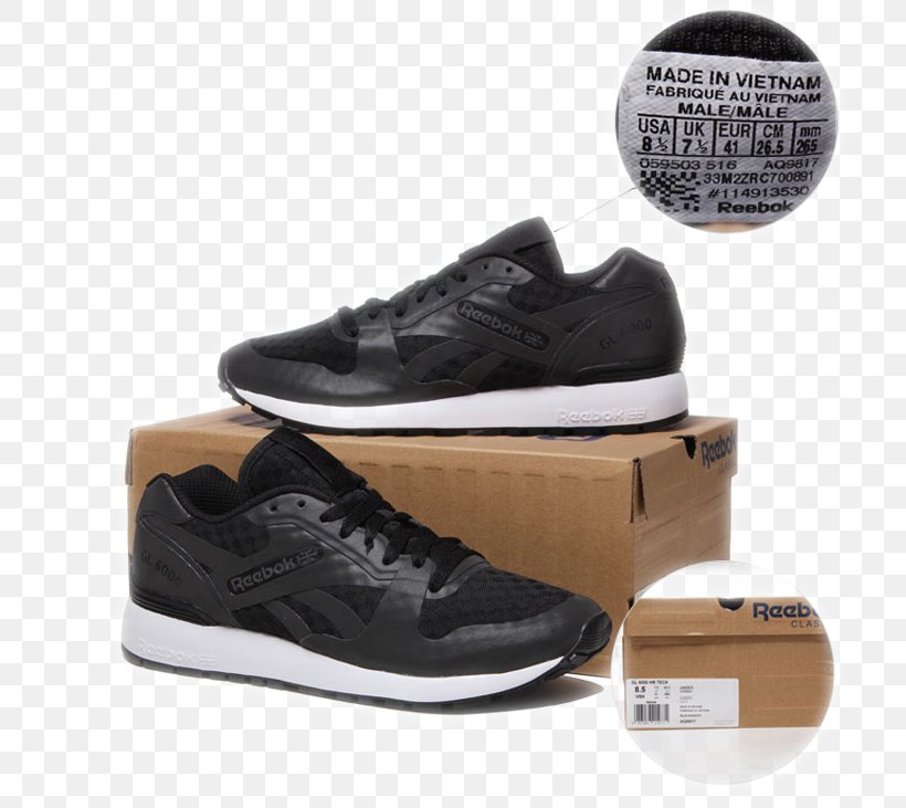 Reebok Skate Shoe Sneakers Sportswear, PNG, 750x731px, Reebok, Athletic Shoe, Black, Brand, Cross Training Shoe Download Free