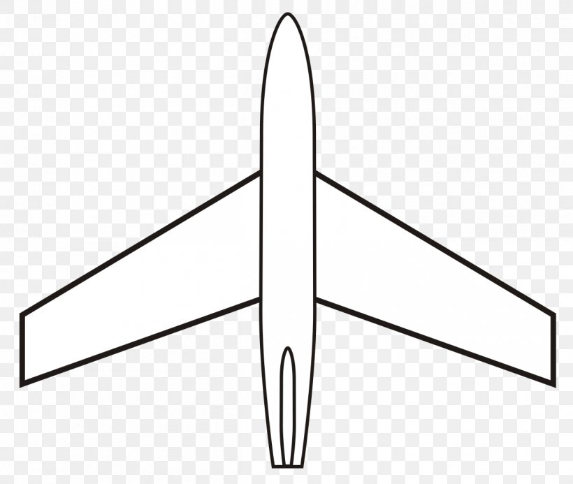 Airplane Wing Configuration Dihedral Ala, PNG, 1210x1024px, Airplane, Ala, Area, Aviation, Black And White Download Free