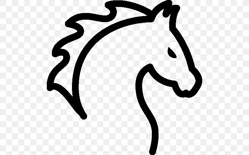 Horse Equestrian, PNG, 512x512px, Horse, Animal, Artwork, Black, Black And White Download Free