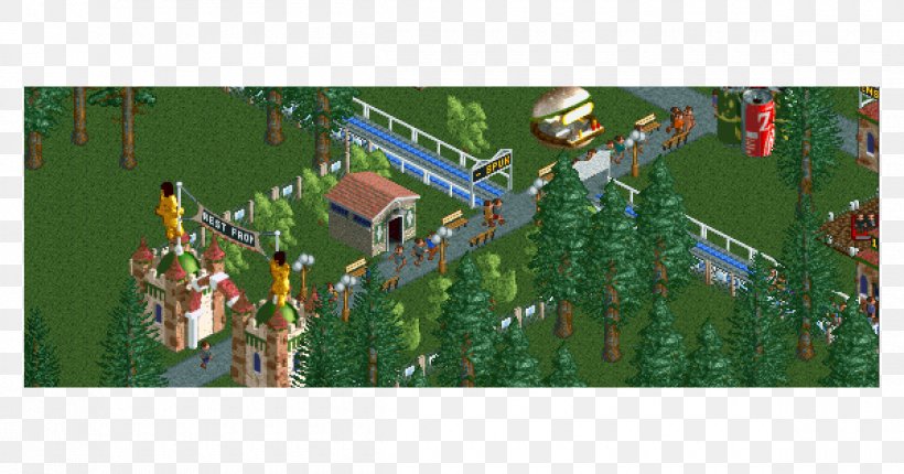 Tree Biome Plantation Recreation RollerCoaster Tycoon, PNG, 1200x630px, Tree, Biome, Ecosystem, Grass, Plant Download Free