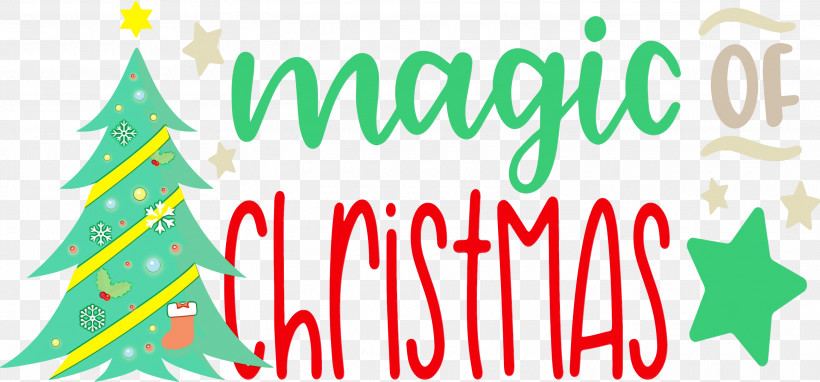 Christmas Tree, PNG, 3000x1400px, Magic Of Christmas, Christmas, Christmas Day, Christmas Ornament, Christmas Ornament M Download Free