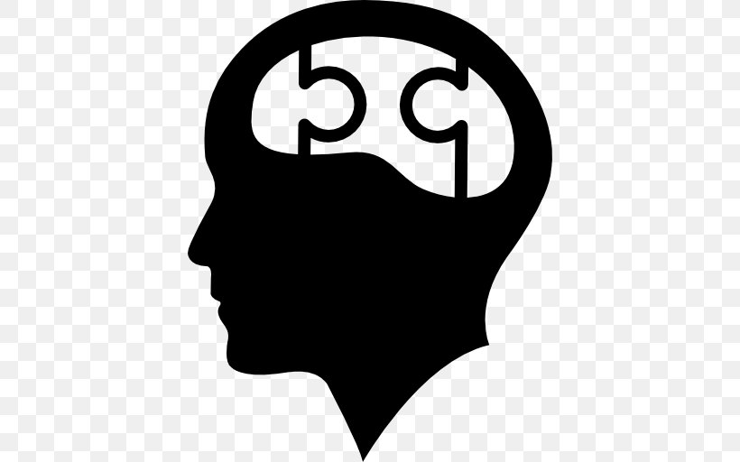 Brain Human Head Clip Art, PNG, 512x512px, Brain, Black And White, Emoticon, Face, Facial Expression Download Free
