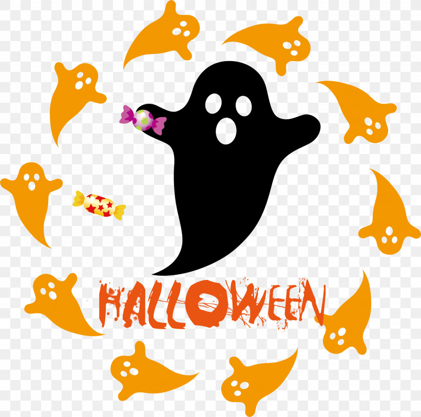 Happy Halloween, PNG, 3000x2971px, Happy Halloween, Cartoon, Geometry, Happiness, Line Download Free