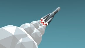 Rockets - Low Poly Desktop Wallpaper Display Resolution High-definition Video 4K Resolution PNG