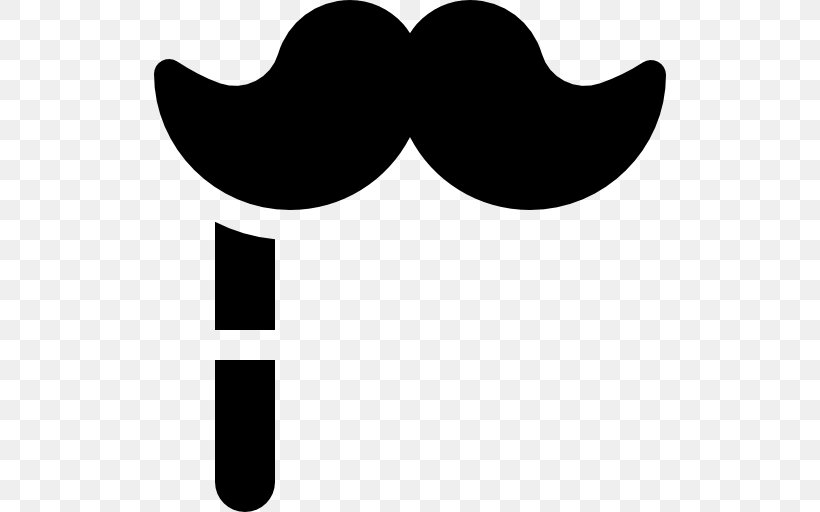 Moustache Line White Black M Clip Art, PNG, 512x512px, Moustache, Black, Black And White, Black M, Hair Download Free