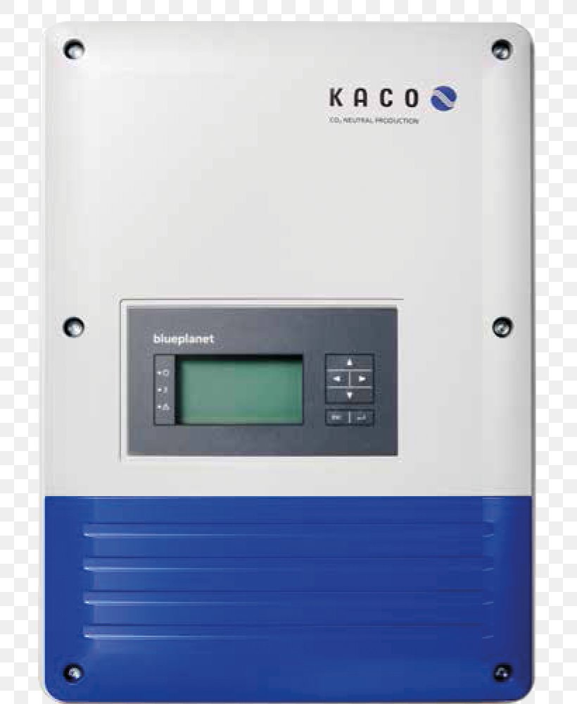 Solar Inverter KACO New Energy GmbH Power Inverters Three-phase Electric Power Grid-tie Inverter, PNG, 792x999px, Solar Inverter, Alarm Device, Electronic Component, Gridtie Inverter, Hardware Download Free