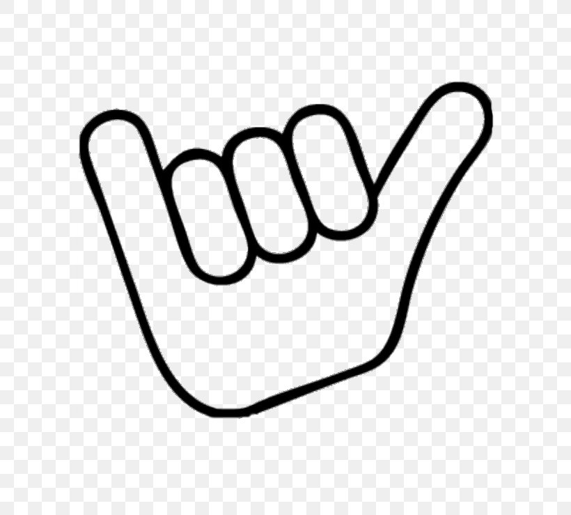 Hawaii Shaka Sign Symbol Clip Art, PNG, 600x739px, Hawaii, Area, Black And White, Code, Gesture Download Free