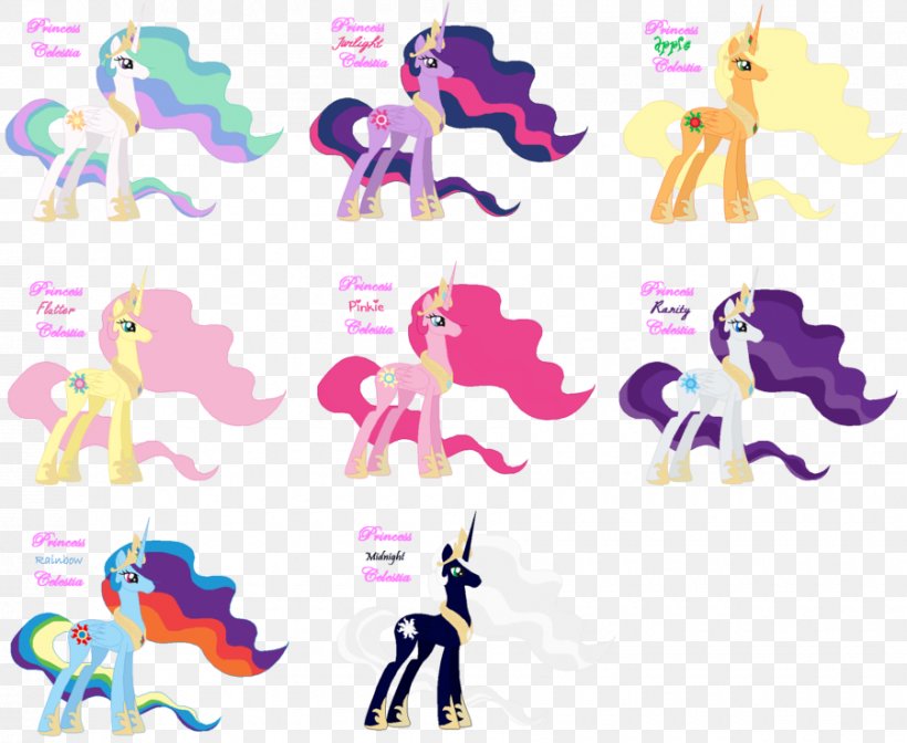 Pony Princess Celestia Twilight Sparkle Applejack Pinkie Pie, PNG, 900x738px, Pony, Animal Figure, Applejack, Art, Cartoon Download Free