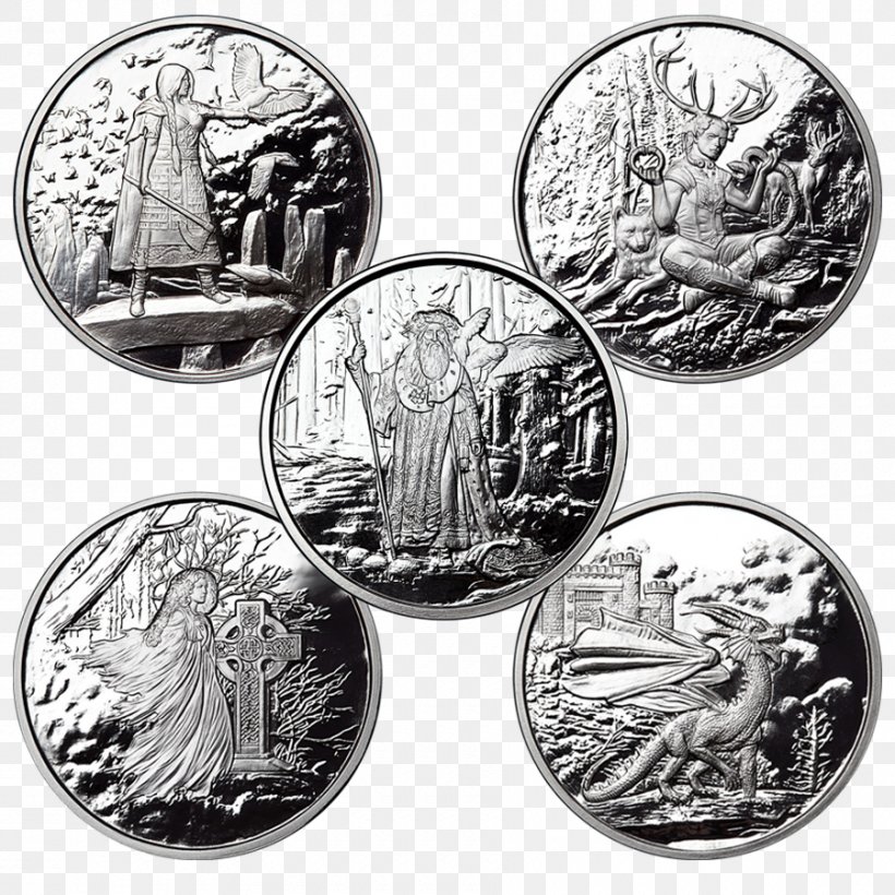 Silver Coin Silver Coin Bullion Coin, PNG, 900x900px, Coin, Australian Lunar, Black And White, Bullion, Bullion Coin Download Free