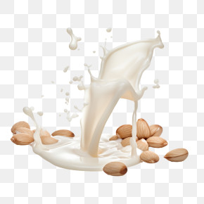 World Plant Milk Day - Splash Of Almond Milk PNG