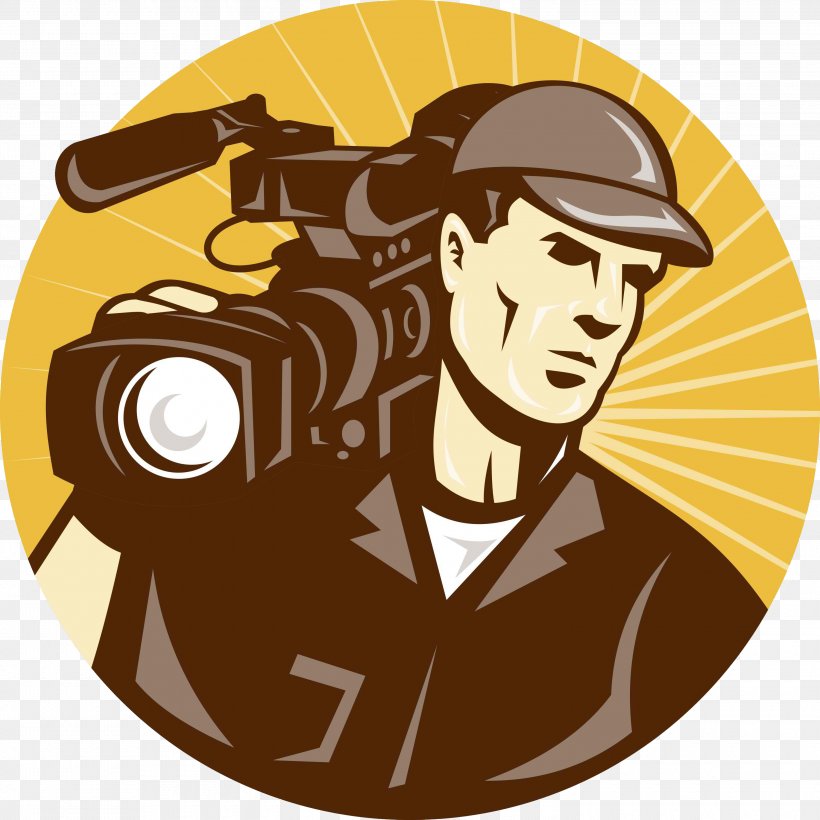 Camera Operator Film Crew Royalty-free, PNG, 3000x3000px, Camera Operator, Drawing, Film, Film Crew, Filmmaking Download Free