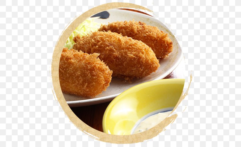Korokke Croquette Chicken Nugget Deep Frying, PNG, 500x500px, Korokke, Appetizer, Chicken, Chicken Nugget, Comfort Download Free