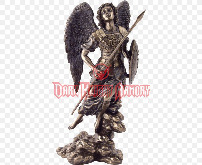 Michael Gabriel Raphael Archangel, PNG, 670x670px, Michael, Angel, Archangel, Bronze, Bronze Sculpture Download Free