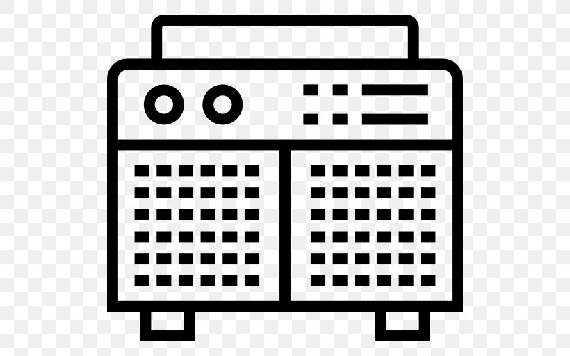 Radio, PNG, 512x512px, Radio, Antique Radio, Area, Black And White, Brand Download Free