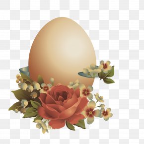 Thanksgiving Flowers Decorated With Eggs PNG