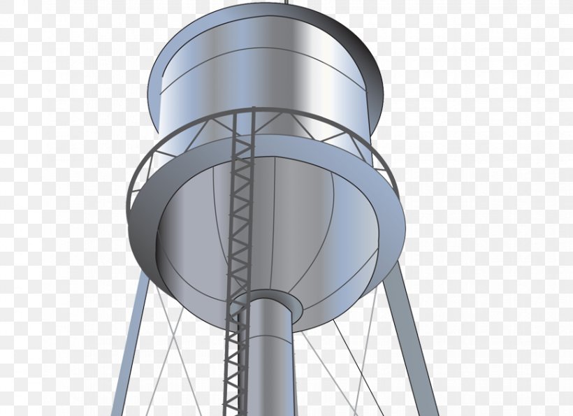 Water Tower Water Tank Clip Art, PNG, 868x630px, Water Tower, Cylinder, Energy, Machine, Tower Download Free