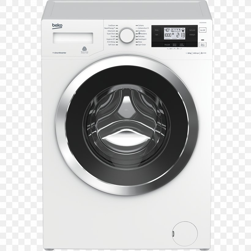 Beko WTG841B1 Washing Machines Home Appliance, PNG, 1500x1500px, Beko, Beko Australia, Beko Wtg841b1, Clothes Dryer, Hardware Download Free