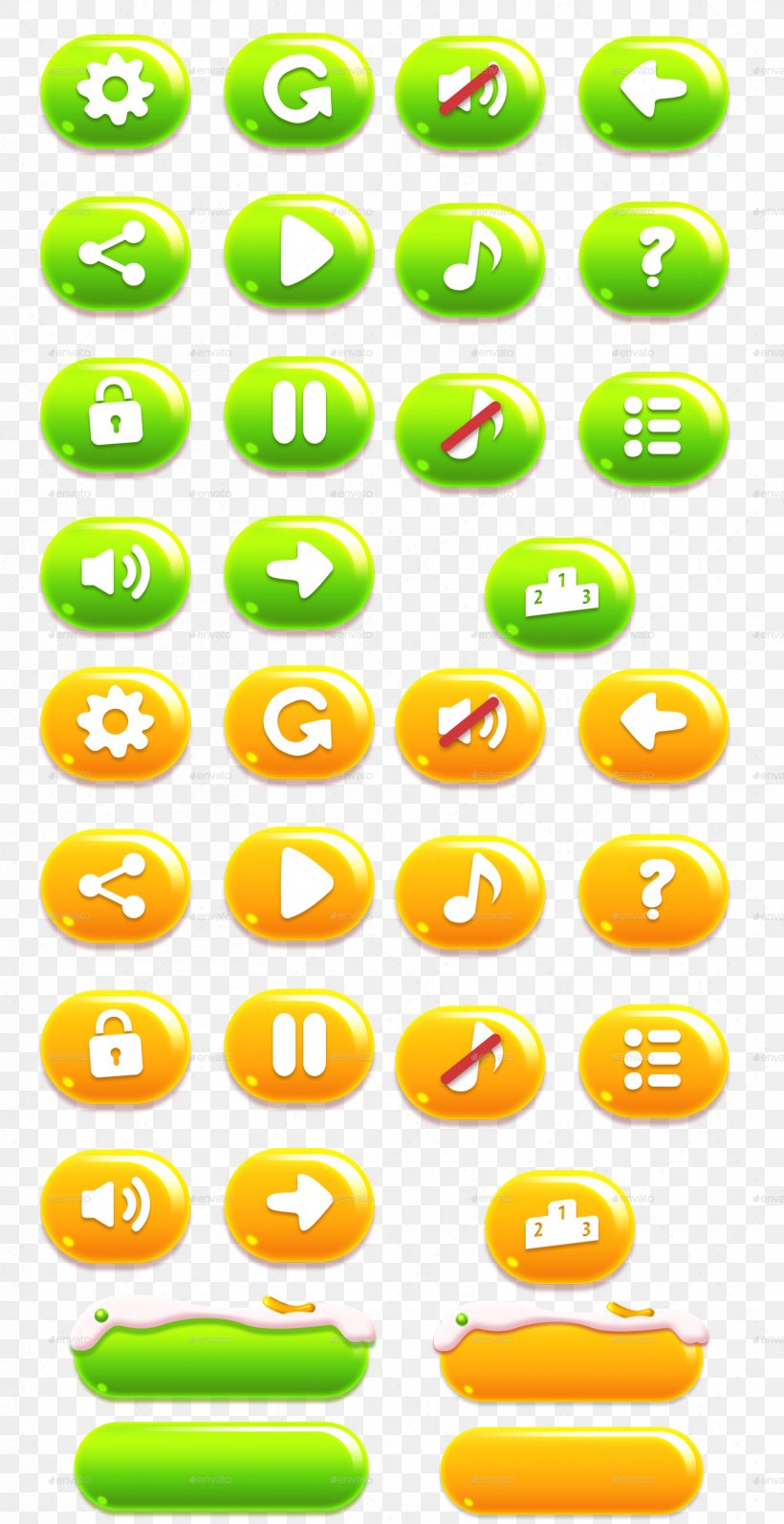 Button Graphical User Interface, PNG, 1669x3243px, Button, Area, Cartoon, Graphical User Interface, Green Download Free