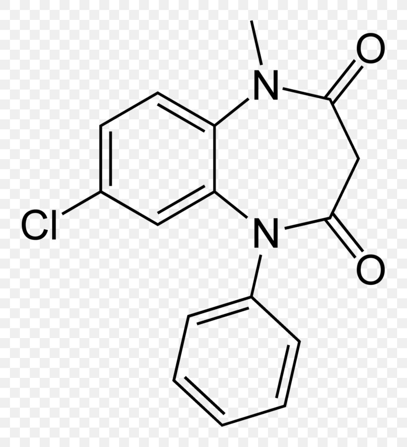 Diazepam Chemical Formula Chemical Compound Alpha-Methyltryptamine Chemistry, PNG, 813x899px, Diazepam, Alphamethyltryptamine, Anxiolytic, Area, Benzodiazepine Download Free